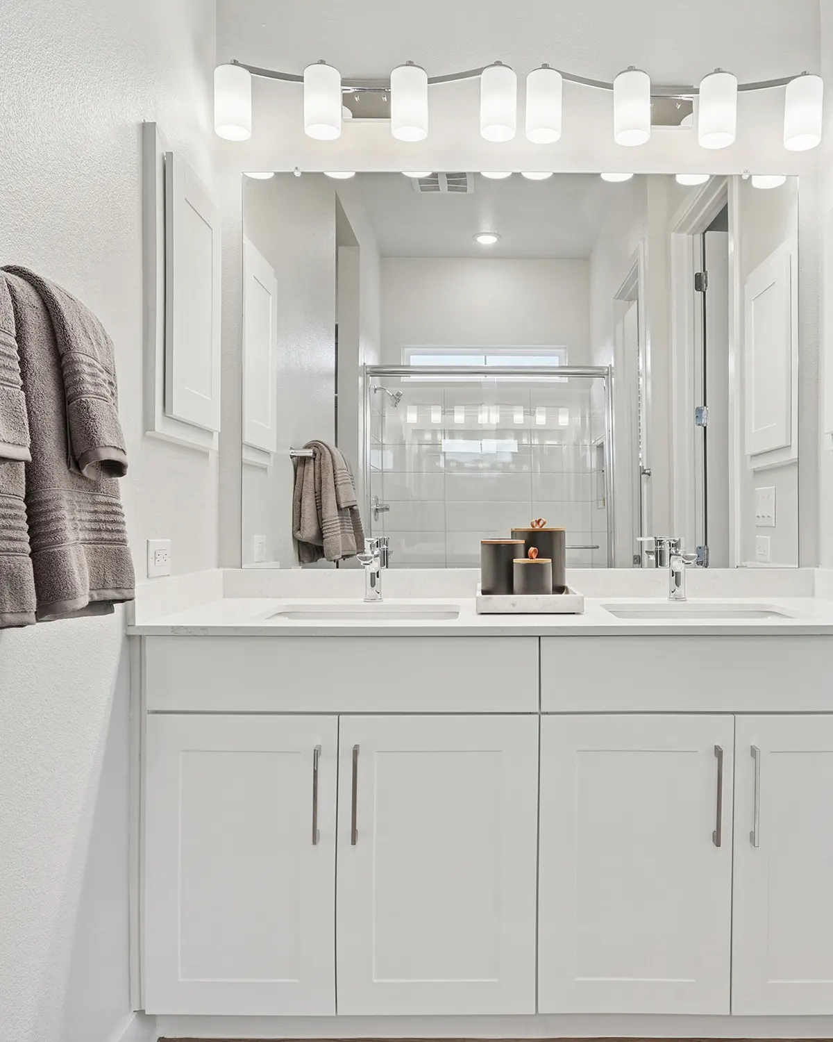 Village at Golden Triangle contemporary bathroom - Fort Worth, TX